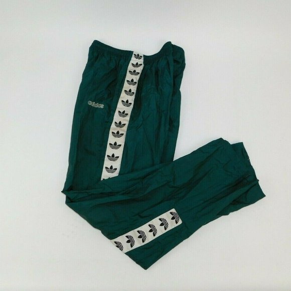 ADIDAS Rare Vintage Trefoil Stripe Track Pants - Picture 2 of 8